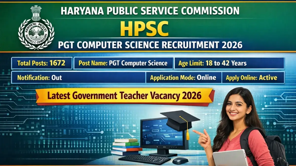 HPSC PGT Recruitment 2026