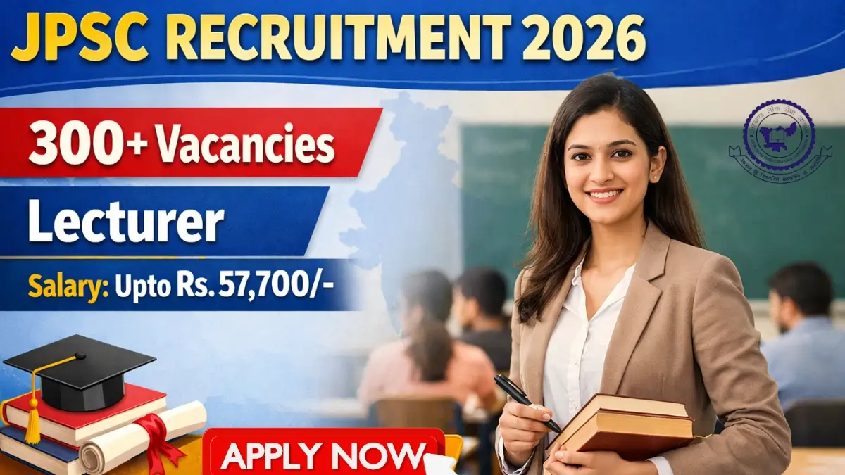 JPSC Lecturer Recruitment 2026