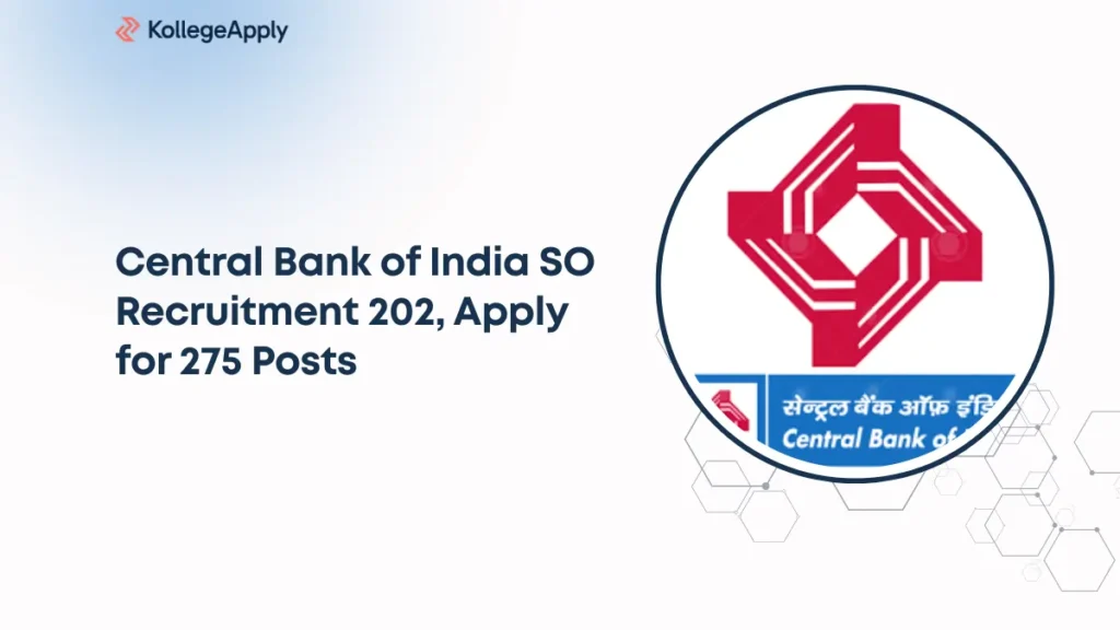 Central Bank SO Recruitment 2026
