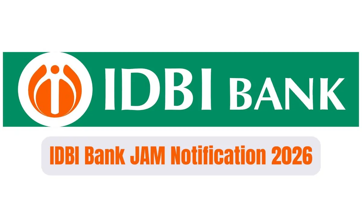 IDBI Bank JAM Recruitment 2026