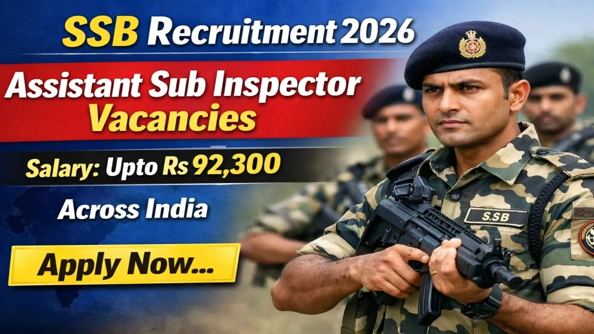 SSB SI ASI Recruitment 2026